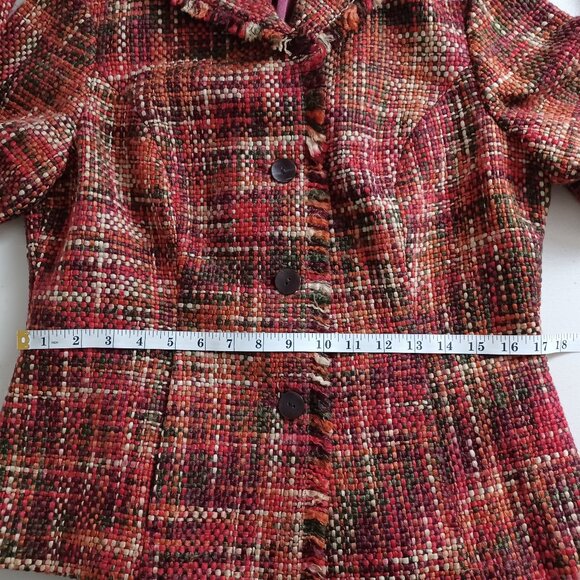 Sigrid Olsen Multicolour Tweed Blazer Jacket - Picture 12 of 16